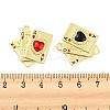 Alloy with Enamel Pendants FIND-G062-22G-3