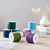 8 Rolls 8 Styles Nylon Braided Cord NWIR-YS0001-03-7
