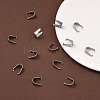 Non-Tarnish 304 Stainless Steel Snap on Bails X-STAS-R048-13x9mm-6