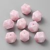 Hexagon Food Grade Eco-Friendly Silicone Focal Beads SIL-WH0012-039A-1