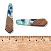 Resin and Walnut Pendants FIND-R051-06A-3