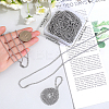 24Pcs 304 Stainless Steel Ball Chain Necklace Making NJEW-BBC0001-10A-3