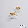 Vintage Retro 304 Stainless Steel C-Shaped Stud Earrings for Women JV8839-3-1