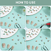 32Pcs 8 Styles Alloy Enamel Cabochons DIY-CP0011-23-6