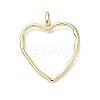 Valentine's Day Brass Pendants KK-E796-10G-1