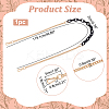 Acrylic & Iron Chain Bag Straps FIND-WH0111-378G-2