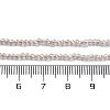 Transparent Electroplate Glass Beads Strands EGLA-H107-01A-AB05-4