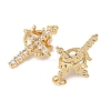 Brass Micro Pave Cubic Zirconia Pendants KK-C143-43A-G01-2