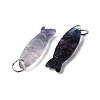 Natural Quartz Crystal Carved Pendants G-G314-01P-10-2