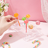 20-Hole Arc-Shaped Transparent Acrylic Lollipop Display Holder ODIS-WH0043-03A-3