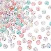 HOBBIESAY 200Pcs Round AB Color Transparent Acrylic Beads TACR-HY0001-02-1