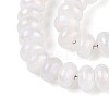 Electroplate Natural Quartz Crystal Beads Strands G-T144-37-3