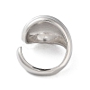 Rack Plating Brass Cuff Rings RJEW-D025-01P-3