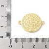 Brass Saint Benedict Medal Connector Charms KK-P294-02G-3
