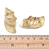 304 Stainless Steel Leaf Stud Earrings EJEW-K268-54G-5