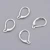 Brass Leverback Earring Findings X-KK-Z007-27S-1