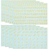8Pcs 2 Styles Brass Self-Adhesive Picture Stickers STIC-OC0001-02-1