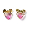 Gradient Color Transparent Resin Cabochons RESI-E039-19-2