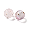 Frosted Transparent Acrylic Beads OACR-F013-12J-2