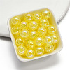 Baking Paint Crackle Glass Beads PW-WG13499-18-1
