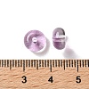 Baking Paint Transparent Glass Beads DGLA-S116-01G-3