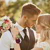 2Pcs 2 Style Cloth & Plastic Imitation Rose Boutonniere & Wrist Corsages AJEW-CP0005-93-6
