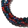 Crackle Glass Beads Strands X-CCG-C002-6mm-10-3