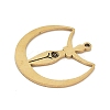 201 Stainless Steel Pendants STAS-H480-03G-2