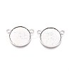 Tibetan Style Alloy Pendant Cabochon Settings PALLOY-N179-01AS-1