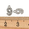 304 Stainless Steel Pendants STAS-L080-002P-09-3