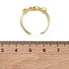 Brass Cuff Open Rings for Women RJEW-L343-10G-5