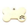Ion Plating(IP) 304 Stainless Steel Pet Pendants LS-STAS-B016-04G-2