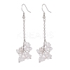 Natural Quartz Crystal Chips Beaded Jewelry Set SJEW-JS01231-05-5