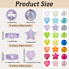 880pcs 24 Styles Eco-Friendly Transparent Acrylic Beads TACR-SP0001-23-2