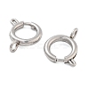 Non-Tarnish 304 Stainless Steel Spring Ring Clasps STAS-E104-09E-P-2