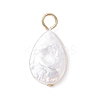 Natural Keshi Pearl Pendants PALLOY-JF04240-02-3