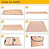 Portable Tartan Patern Non Woven Picnic Mat JX572A-02-3