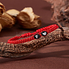 1Pc Adjustable Nylon Cord Braided Bracelets for Women Men BJEW-LP0001-31B-F-3