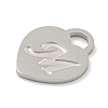 Non-Tarnish 304 Stainless Steel Pendants FIND-M017-01P-M-2