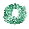 Transparent Crackle Glass Beads Strands GLAA-Q108-04A-04-2