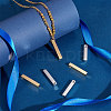 8Pcs 2 Colors 304 Stainless Steel Pendants FIND-UN0004-05-4