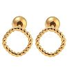304 Stainless Steel Cartilage Earrings EJEW-B066-01H-G-1