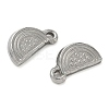 304 Stainless Steel Pendants STAS-K267-13B-P-2