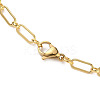Brass Figaro Chain Necklaces NJEW-JN03124-01-3