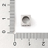 Tarnish Resistant 201 Stainless Steel European Beads STAS-M058-01G-P-3