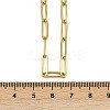 304 Stainless Steel Paperclip Chain Necklaces NJEW-H072-01G-5