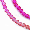 Transparent Glass Beads Strands GLAA-N041-010-11-4