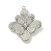304 Stainless Steel Pendants STAS-L022-433P-1