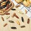 160Pcs 16 Styles Natural Wood Buttons FIND-CJ0004-42-6
