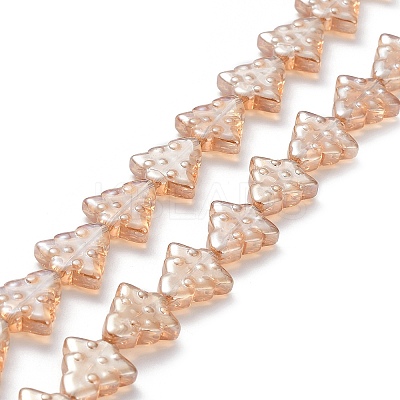 Electroplate Glass Beads Strands EGLA-C002-M-1